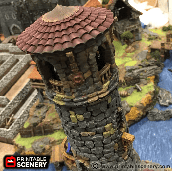 Tabletop Terrain Building Lighthouse - Fantasy Building Tabletop Terrain