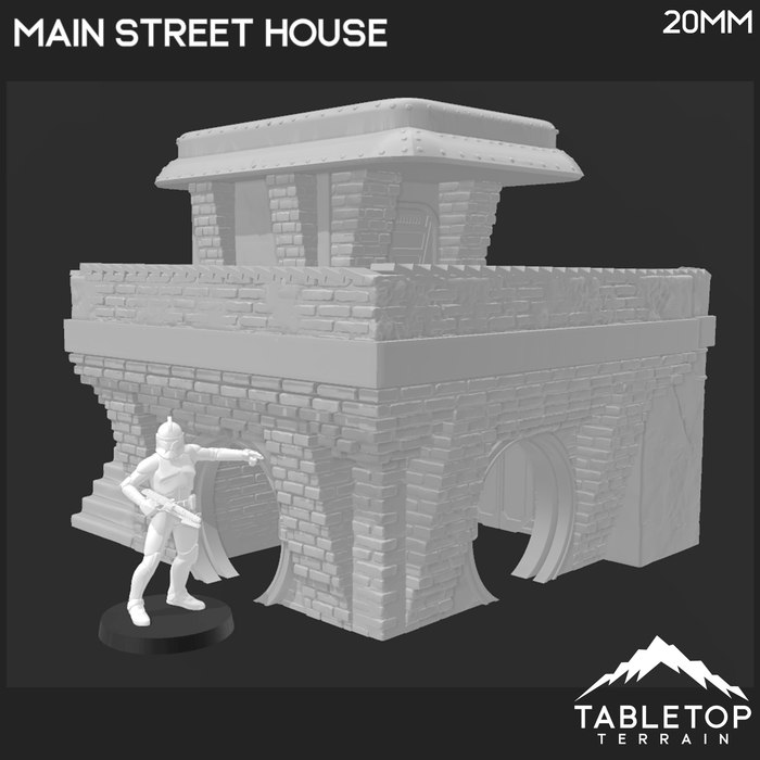 Tabletop Terrain Building Main Street House - Ord Ferrum Tabletop Terrain
