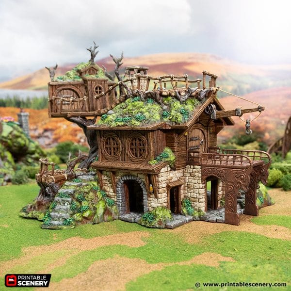 Tabletop Terrain Building Master Builder's Workshop - Rise of the Halflings - Fantasy Building