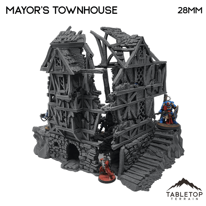 Tabletop Terrain Building Mayor's Townhouse - Fantasy Building Tabletop Terrain