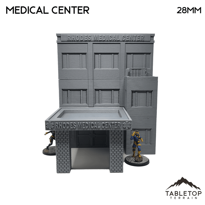 Tabletop Terrain Building Medical Center - Marvel Crisis Protocol Building Tabletop Terrain