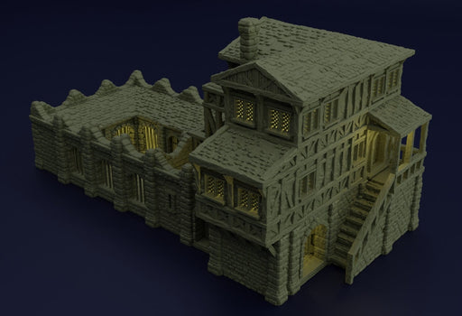 Tabletop Terrain Building Medieval Slaver Manor