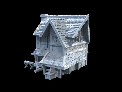 Tabletop Terrain Building Medieval Workshop - Town of Grexdale - Fantasy Building