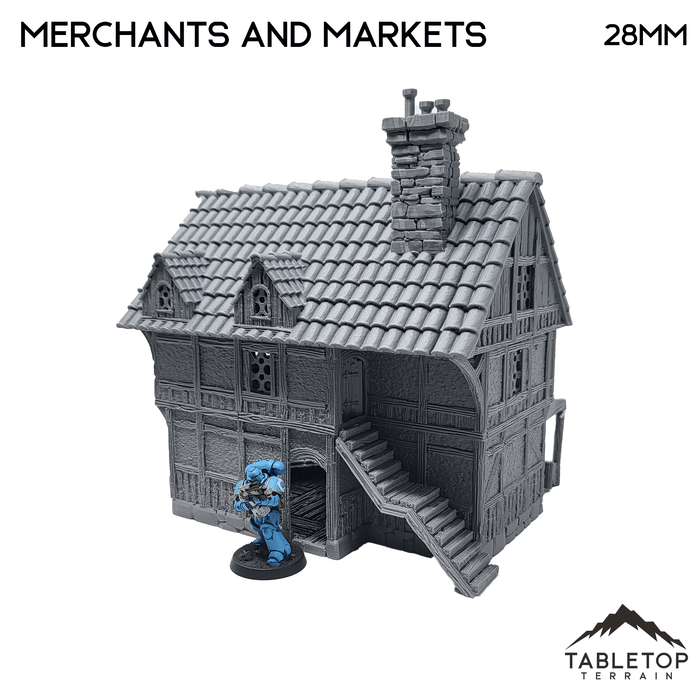 Tabletop Terrain Building Merchants & Markets - Fantasy Building