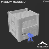 Tabletop Terrain Building Midrim City Medium House D - Star Wars Building