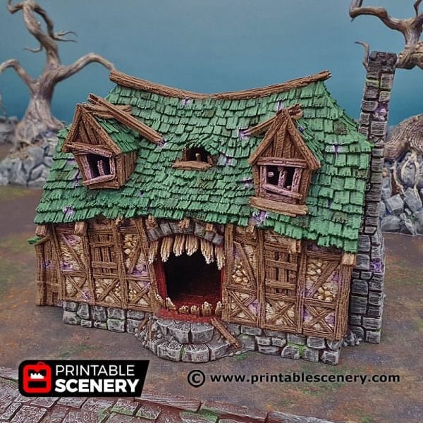 Tabletop Terrain Building Mimic House - Fantasy Building