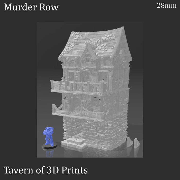 Tabletop Terrain Building Murder Row - Fantasy Building Tabletop Terrain
