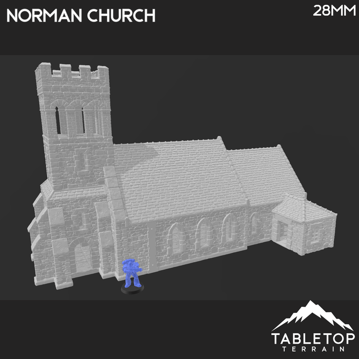 Tabletop Terrain Building Norman Church - Country & King - Fantasy Historical Building