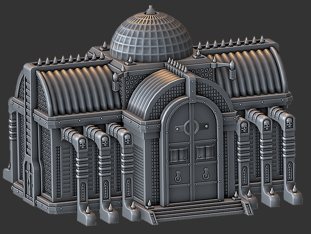 Tabletop Terrain Building Order Great Church - 40k Terrain