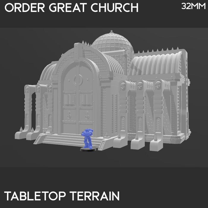 Tabletop Terrain Building Order Great Church - 40k Terrain Tabletop Terrain
