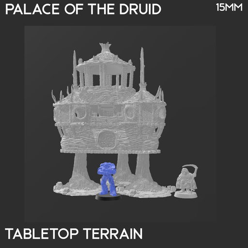 Tabletop Terrain Building Palace of the Druid - Rise of the Halflings - Fantasy Building