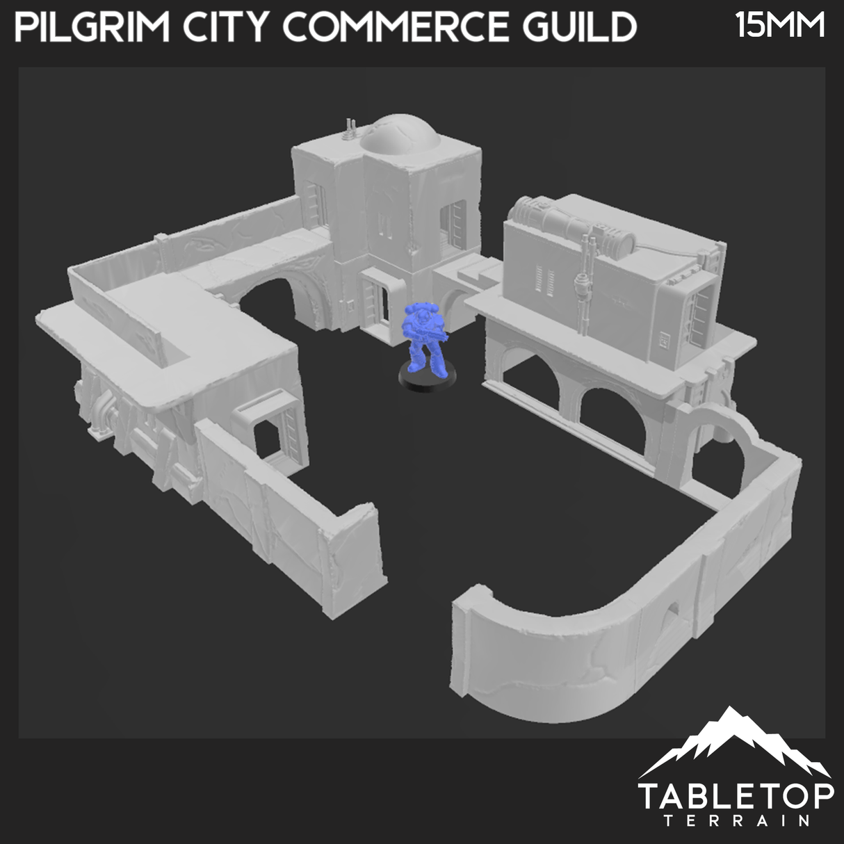 Tabletop Terrain Building Pilgrim City Commerce Guild - Star Wars Legion Building