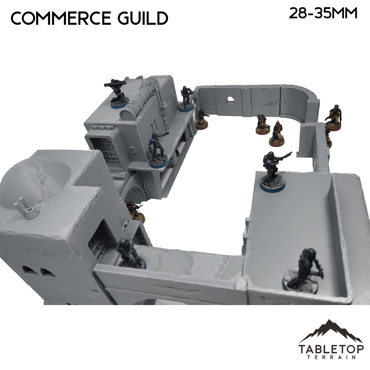 Tabletop Terrain Building Pilgrim City Commerce Guild - Star Wars Legion Shatterpoint Building