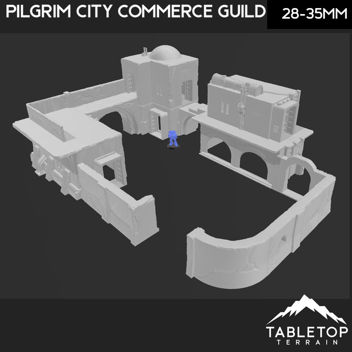 Tabletop Terrain Building Pilgrim City Commerce Guild - Star Wars Legion Shatterpoint Building Tabletop Terrain