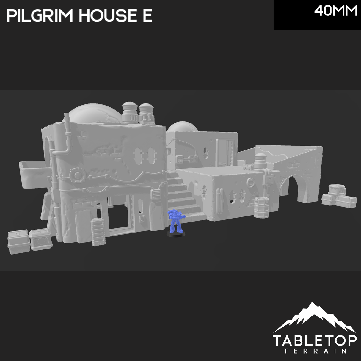 Tabletop Terrain Building Pilgrim City Compound House E - Star Wars Legion Shatterpoint Building