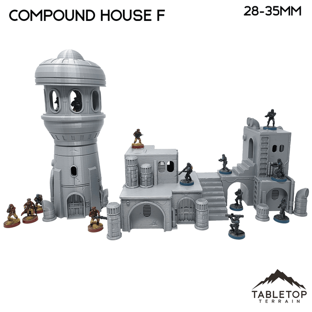 Tabletop Terrain Building Pilgrim City Compound House F - Star Wars Legion Shatterpoint Building