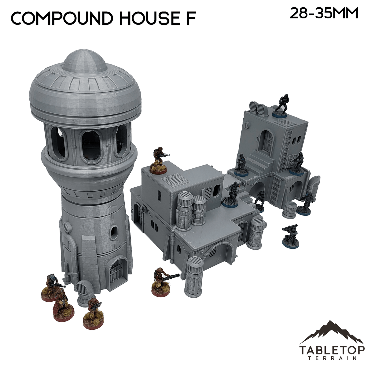 Tabletop Terrain Building Pilgrim City Compound House F - Star Wars Legion Shatterpoint Building