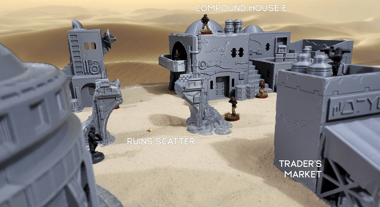 Tabletop Terrain Building Pilgrim City - Full Set Bundle