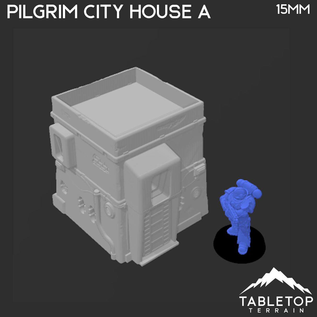 Tabletop Terrain Building Pilgrim City House A - Star Wars Legion Building