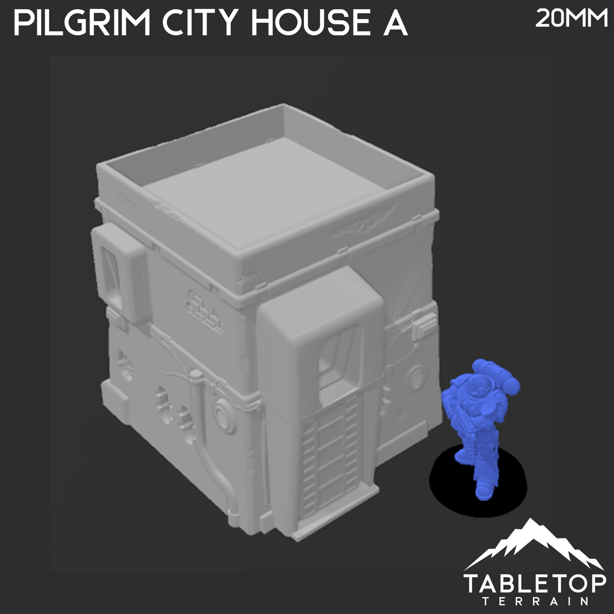 Tabletop Terrain Building Pilgrim City House A - Star Wars Legion Building