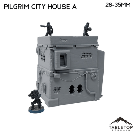 Tabletop Terrain Building Pilgrim City House A - Star Wars Legion Shatterpoint Building