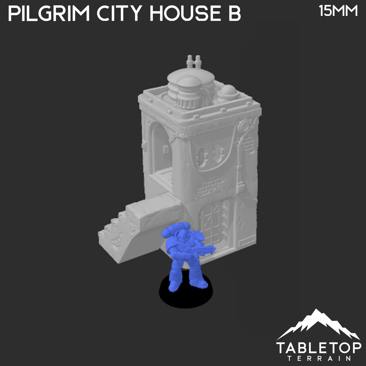 Tabletop Terrain Building Pilgrim City House B - Star Wars Legion Building