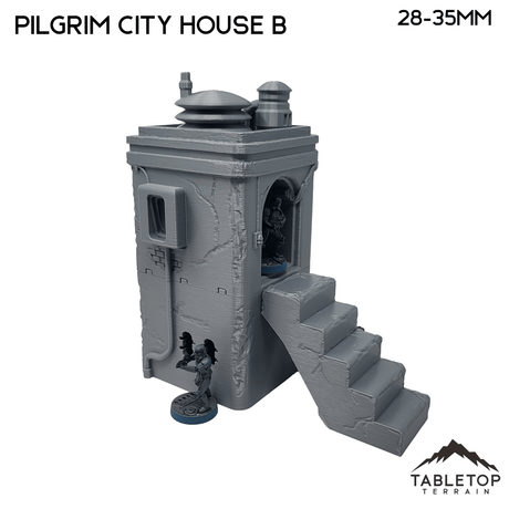 Tabletop Terrain Building Pilgrim City House B - Star Wars Legion Shatterpoint Building