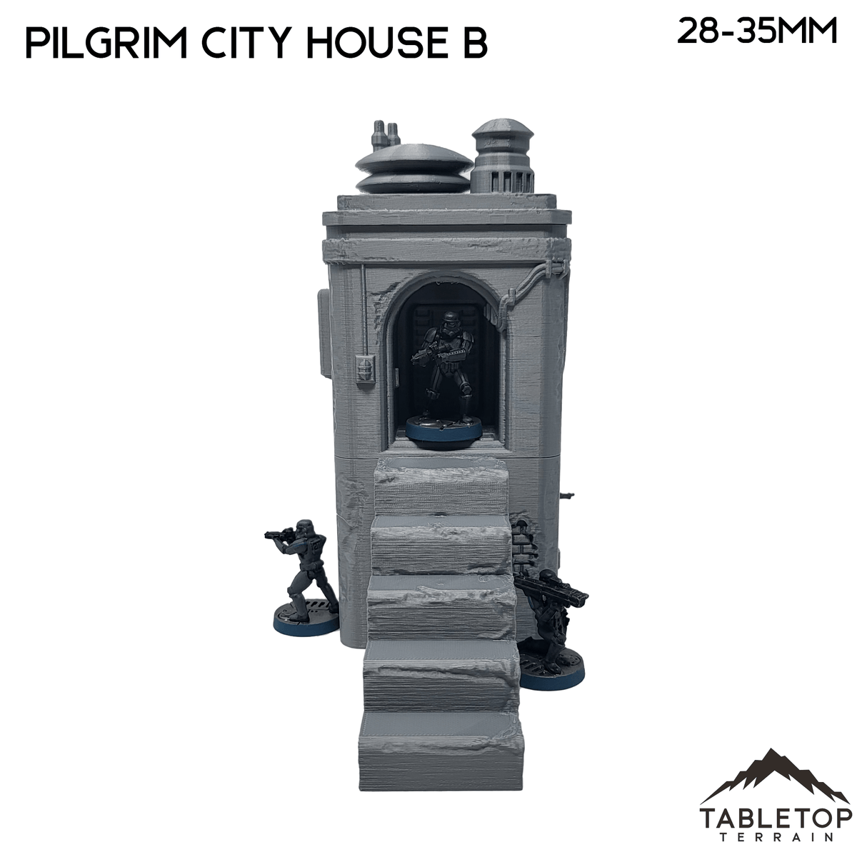 Tabletop Terrain Building Pilgrim City House B - Star Wars Legion Shatterpoint Building