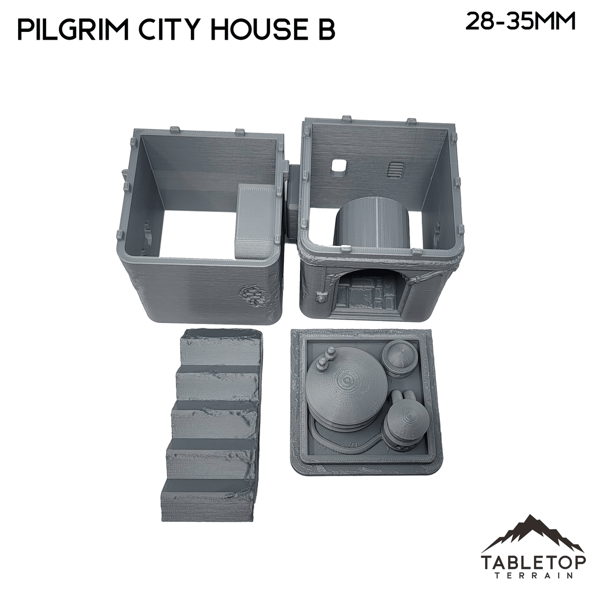 Tabletop Terrain Building Pilgrim City House B - Star Wars Legion Shatterpoint Building