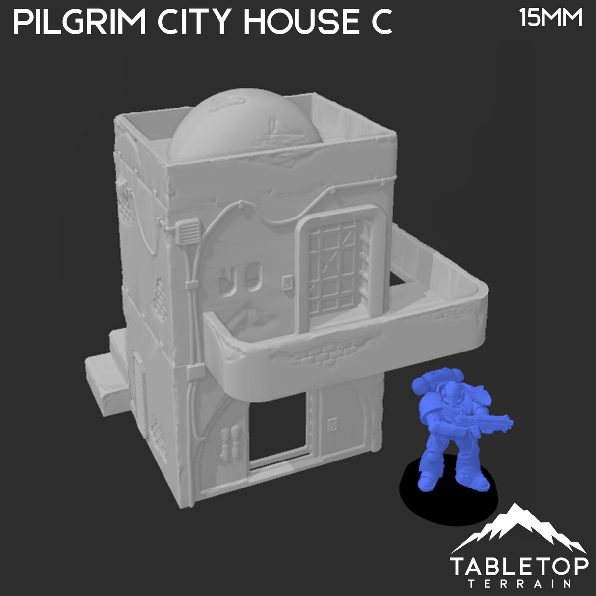 Tabletop Terrain Building Pilgrim City House C - Star Wars Legion Building