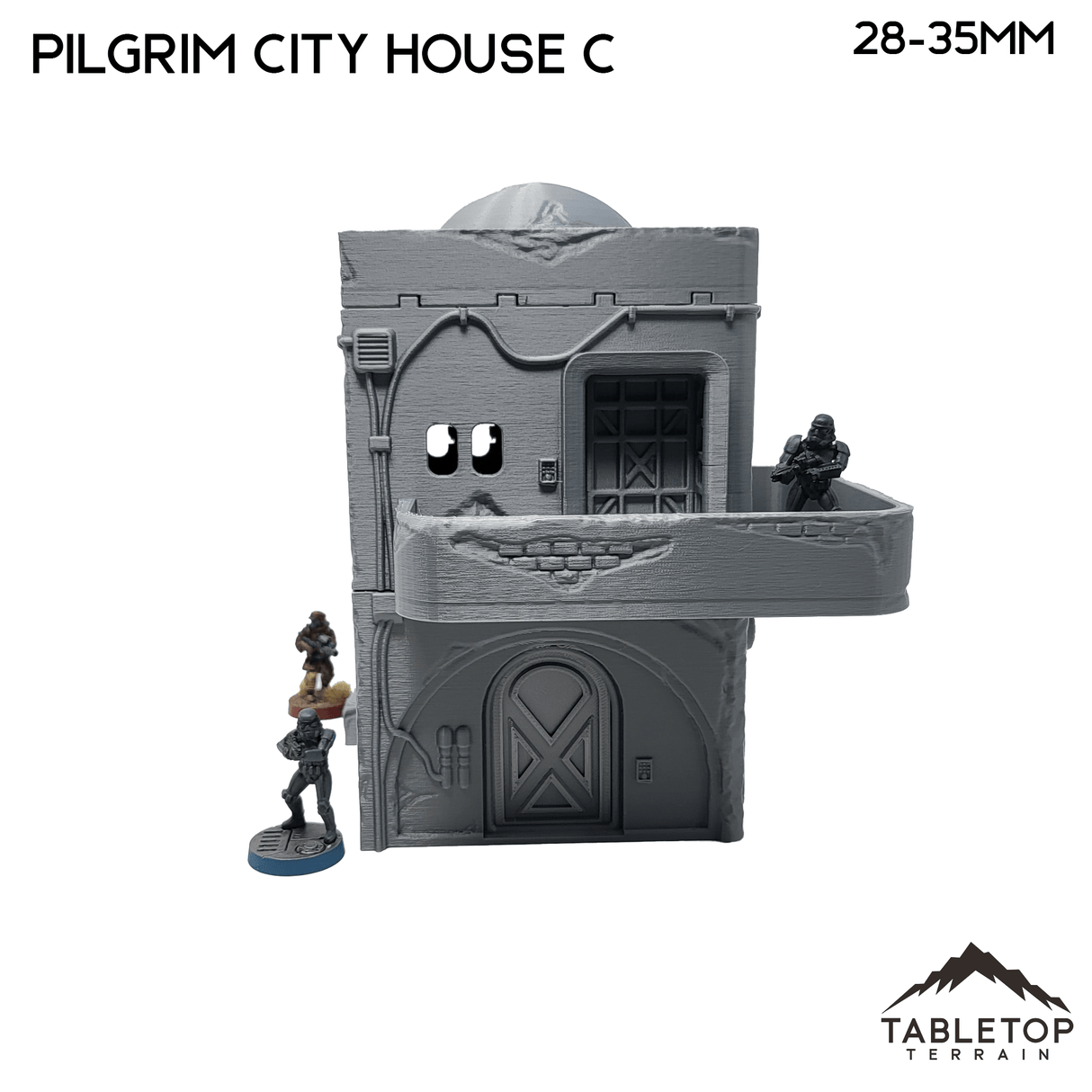 Tabletop Terrain Building Pilgrim City House C - Star Wars Legion Shatterpoint Building