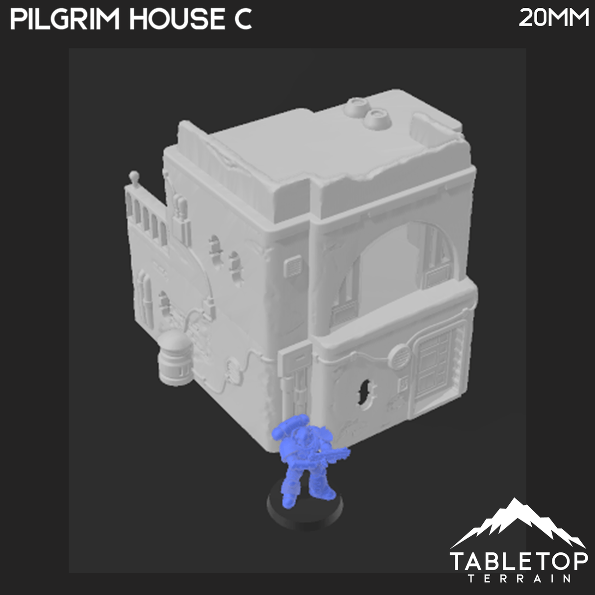 Tabletop Terrain Building Pilgrim City House D - Star Wars Legion Building