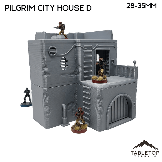 Tabletop Terrain Building Pilgrim City House D - Star Wars Legion Shatterpoint Building