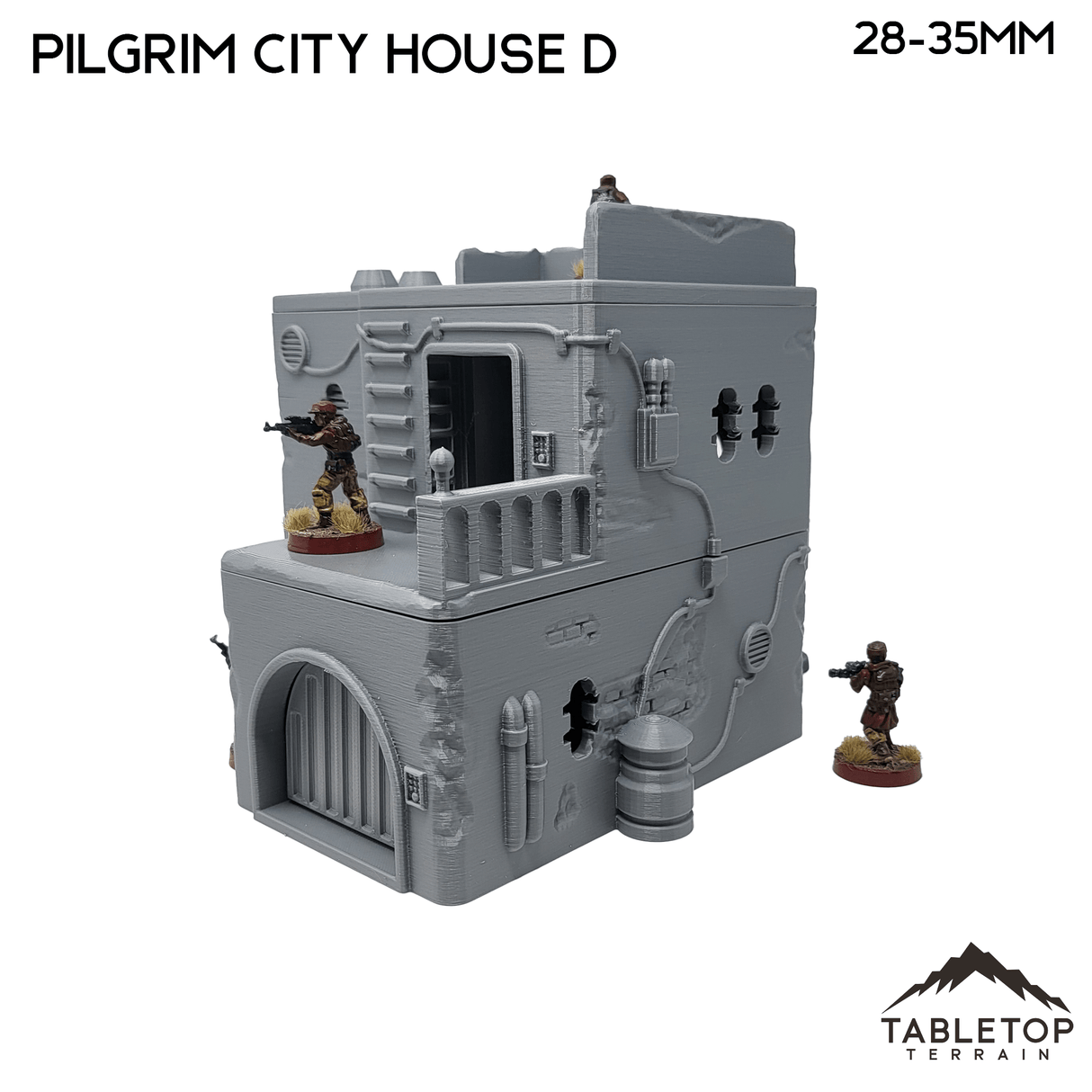 Tabletop Terrain Building Pilgrim City House D - Star Wars Legion Shatterpoint Building