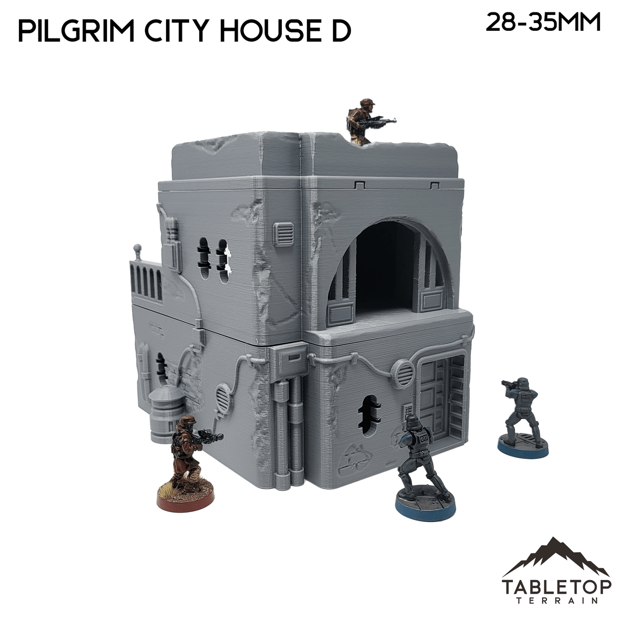 Tabletop Terrain Building Pilgrim City House D - Star Wars Legion Shatterpoint Building