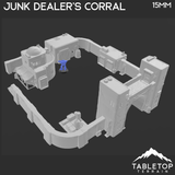 Tabletop Terrain Building Pilgrim City Junk Dealer's Corral - Star Wars Building