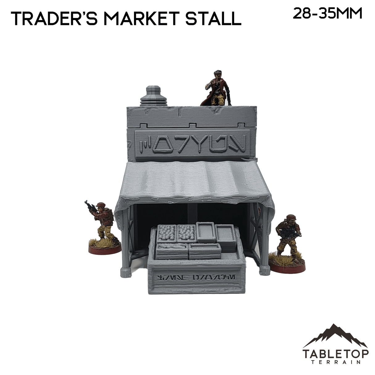 Tabletop Terrain Building Pilgrim City Trader's Market Stall- Star Wars Legion Shatterpoint Building