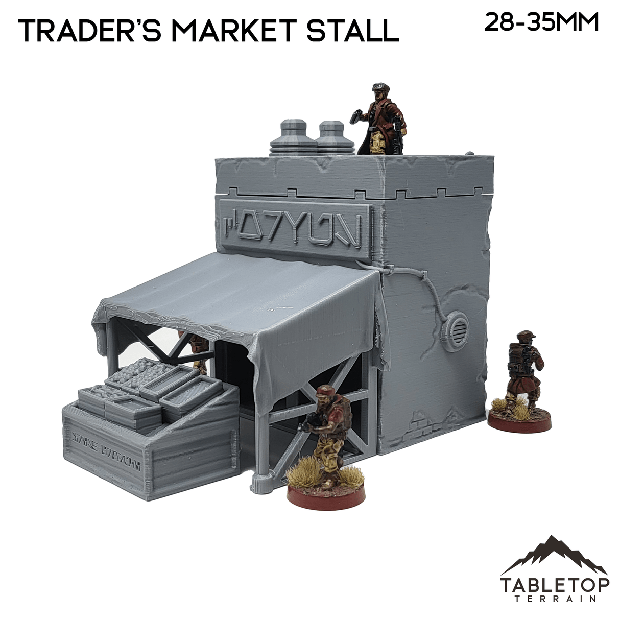 Tabletop Terrain Building Pilgrim City Trader's Market Stall- Star Wars Legion Shatterpoint Building