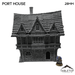 Tabletop Terrain Building Port House - Fantasy Building