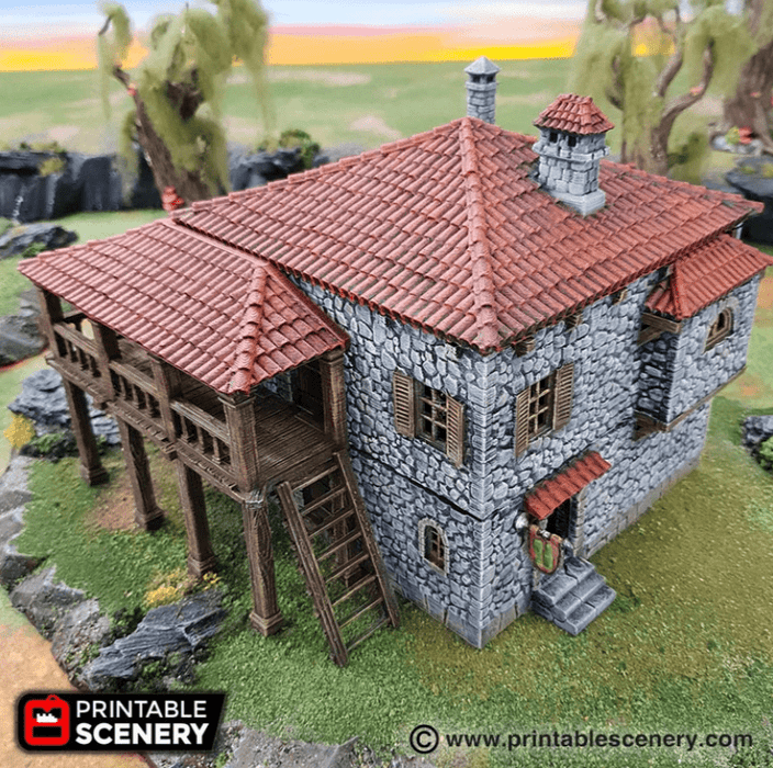 Tabletop Terrain Building Port Tavern - Fantasy Building