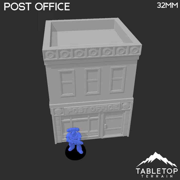 Tabletop Terrain Building Post Office - Marvel Crisis Protocol Building Tabletop Terrain