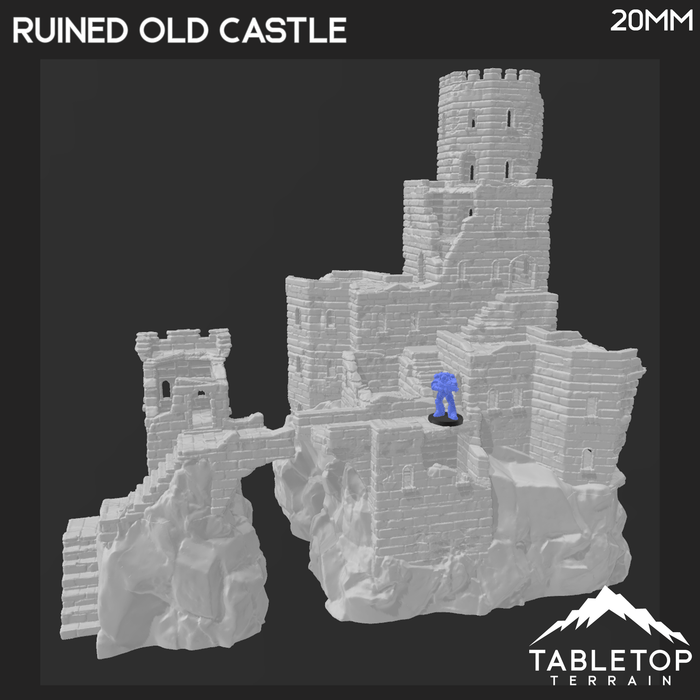 Tabletop Terrain Building Ruined Old Castle