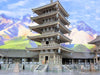 Tabletop Terrain Building Samurai Temple Pagoda Tabletop Terrain