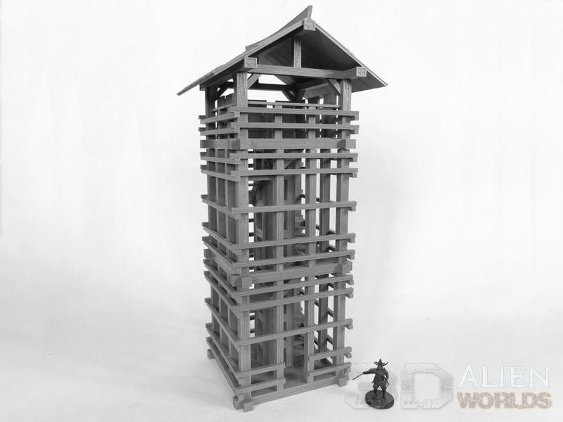 Tabletop Terrain Building Samurai Watchtower
