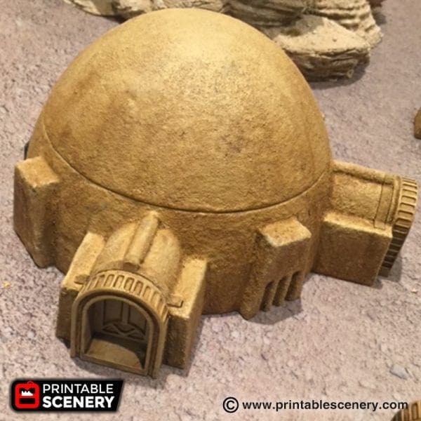 Tabletop Terrain Building Sci-Fi Desert Building B