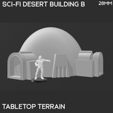 Tabletop Terrain Building Sci-Fi Desert Building B