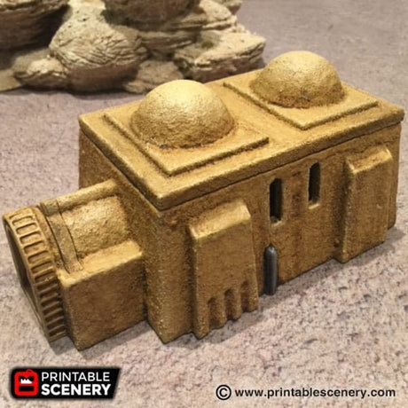 Tabletop Terrain Building Sci-Fi Desert Building C