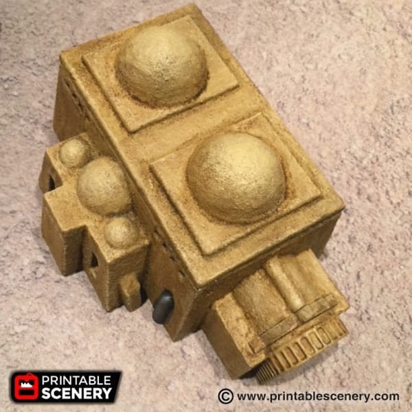 Tabletop Terrain Building Sci-Fi Desert Building C