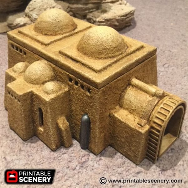 Tabletop Terrain Building Sci-Fi Desert Building C