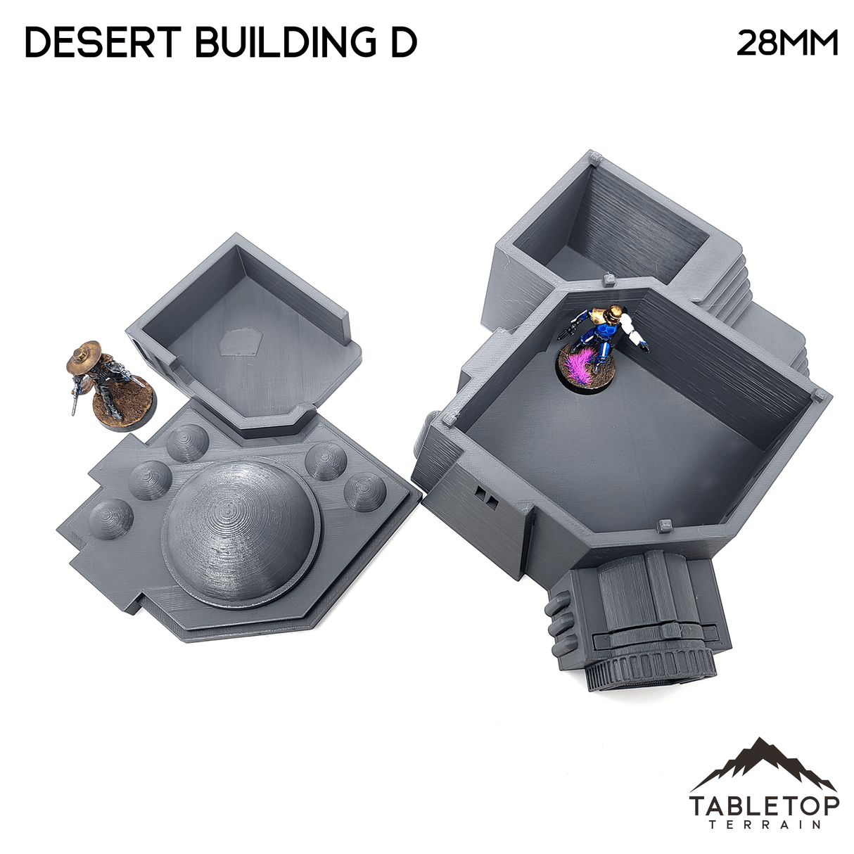 Tabletop Terrain Building Sci-Fi Desert Building D